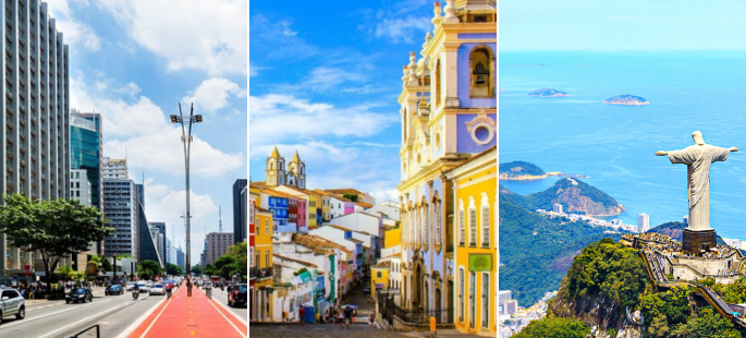 imagem de SÃO PAULO X SALVADOR X RIO DE JANEIRO